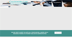 Desktop Screenshot of caloundralaw.com.au